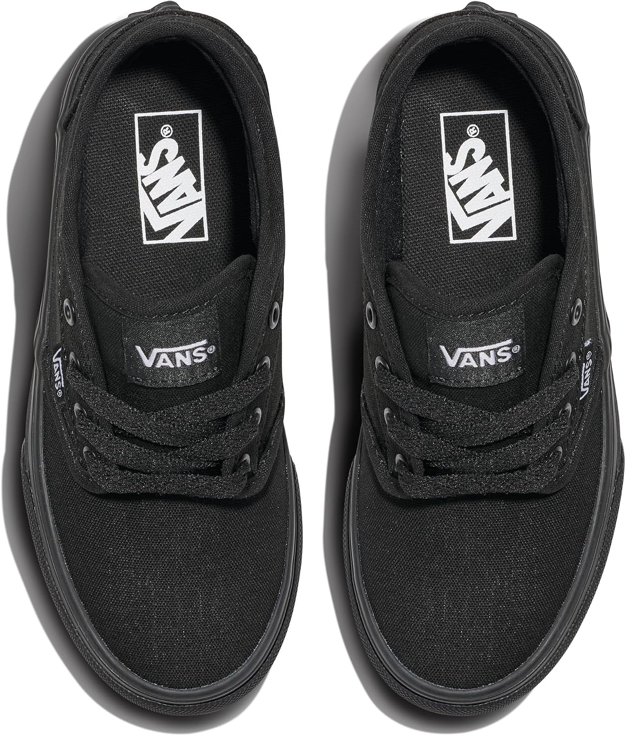 Detalle de Sneaker unisex bambino Vans Y Atwood (suede) Raven/HA in tela e gomma