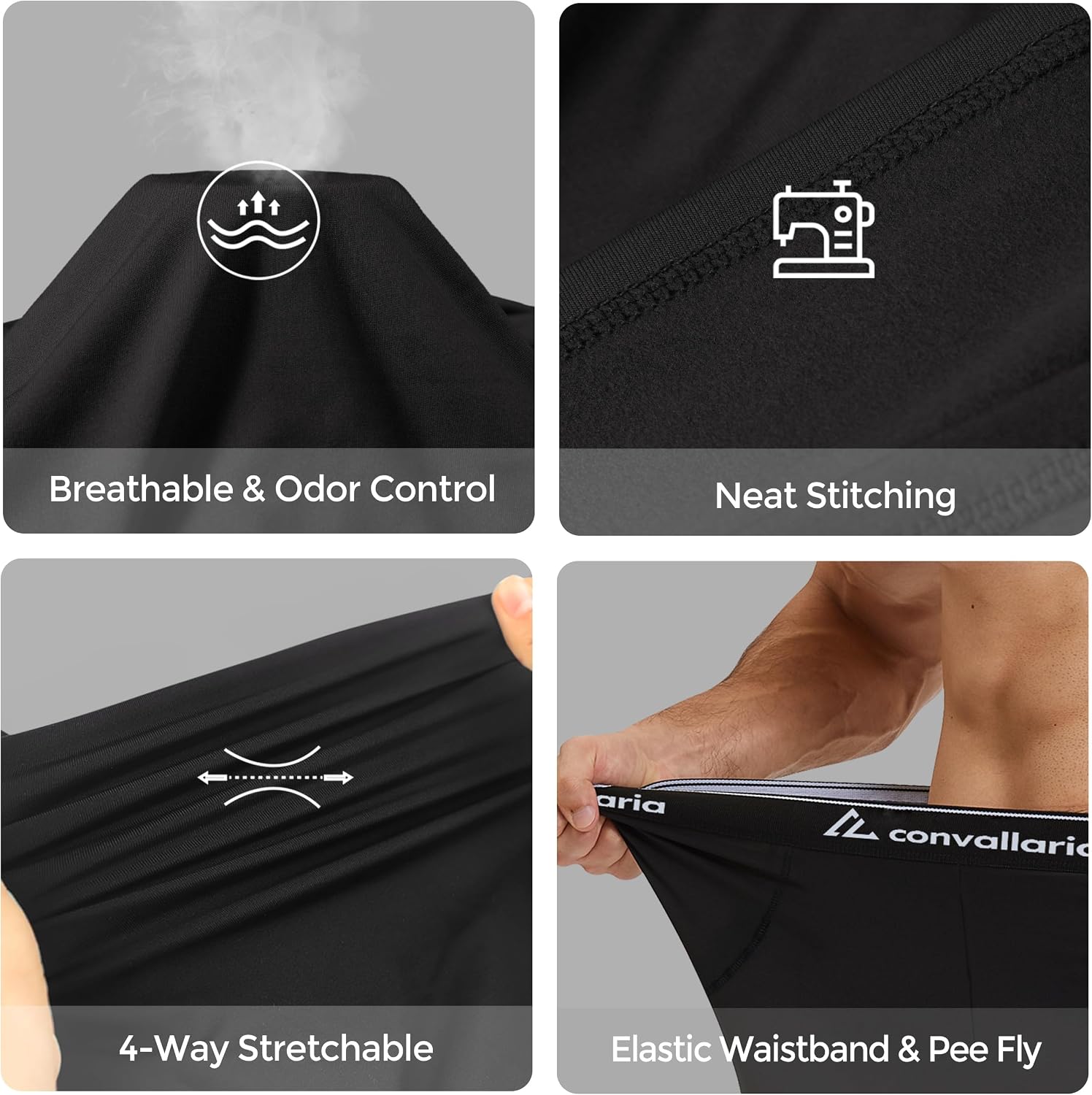Thumbnail 3 de CL convallaria Men's Thermal Pants 2PC or 4PC fleece-lined long johns