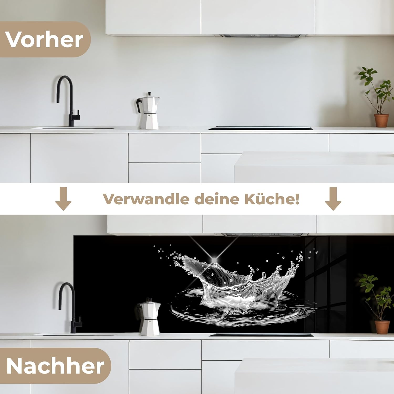 Thumbnail 2 de KitchenYeah Küchenrückwand 60x200 cm – selbstklebend, wasserabweisend und hitzebeständig