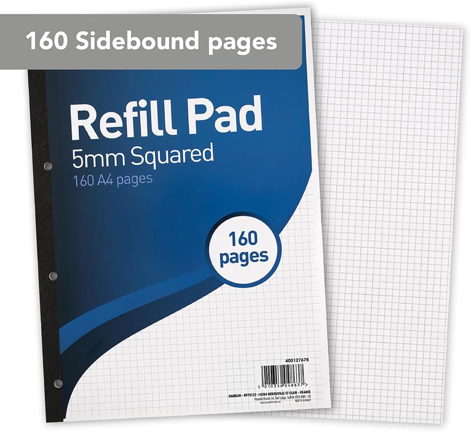 Thumbnail 1 de SUMMIT A4 Refill Pad (5 mm squared) – 160-page pack of 5