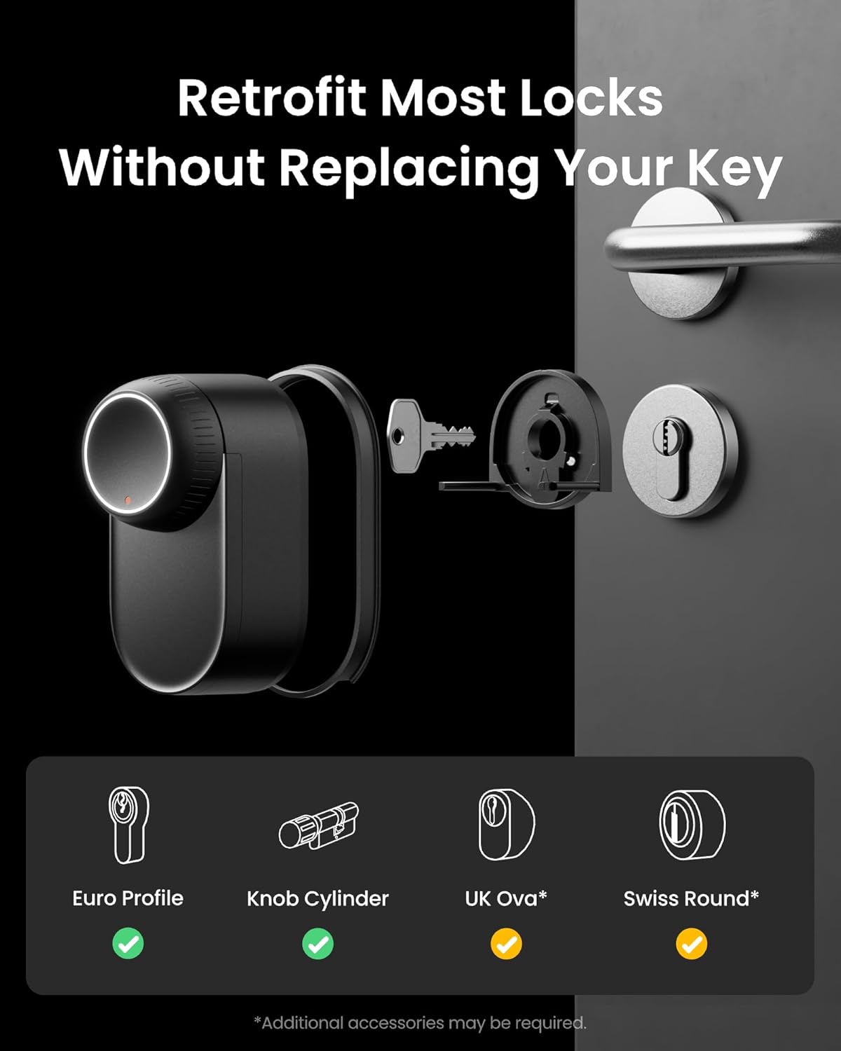Thumbnail 6 de SwitchBot WiFi Smart Lock Ultra Vision with Keypad, 3D Face Recognition and Matter Support