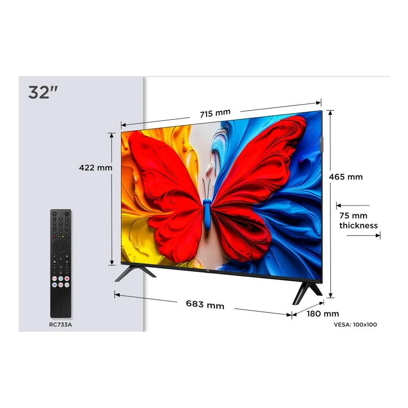 Detalle 2 de TCL 32S5K TV QLED 32" Full HD Smart TV