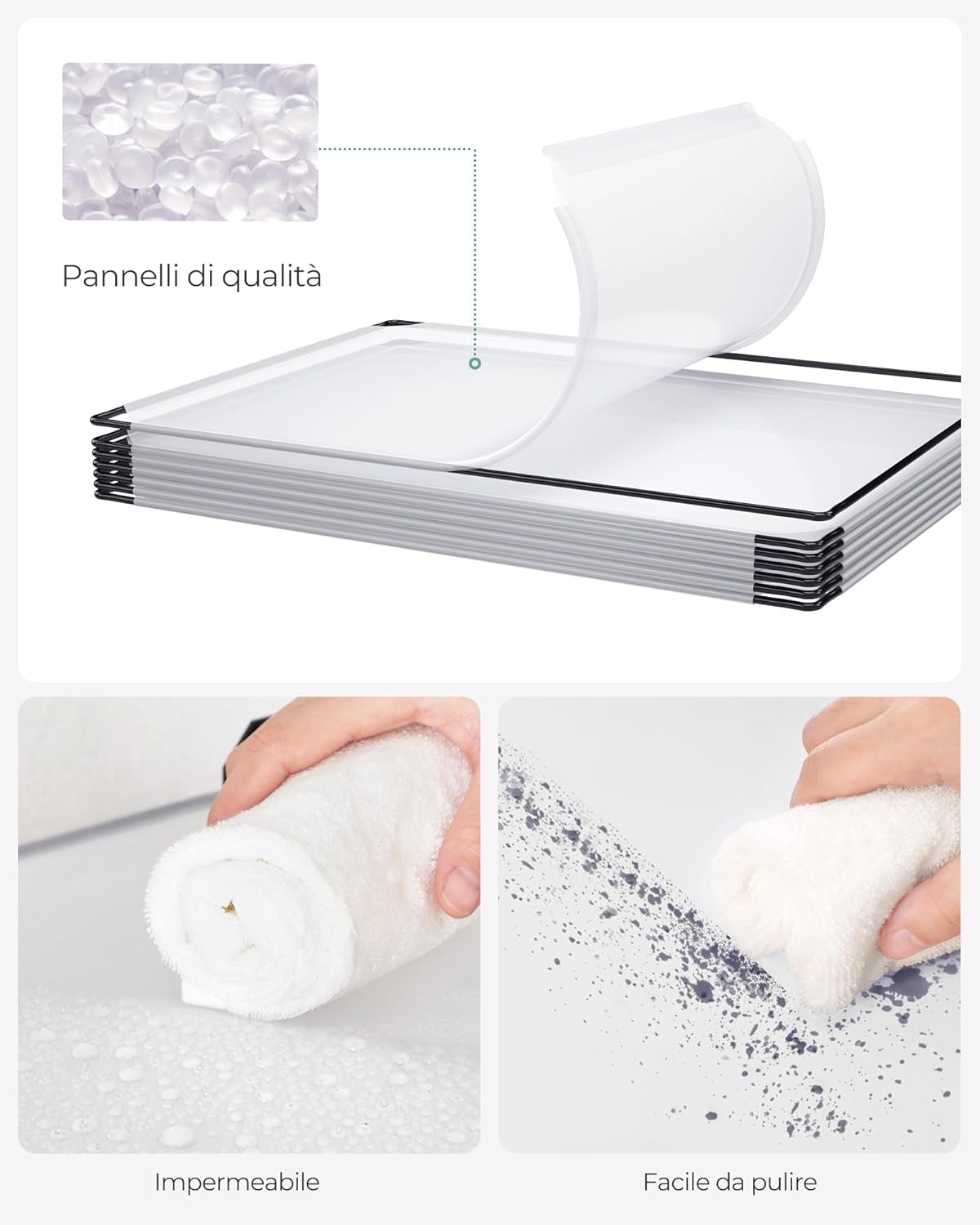 Detalle de SONGMICS Scarpiera componibile con 16 cubi modulari LPC44L, bianco