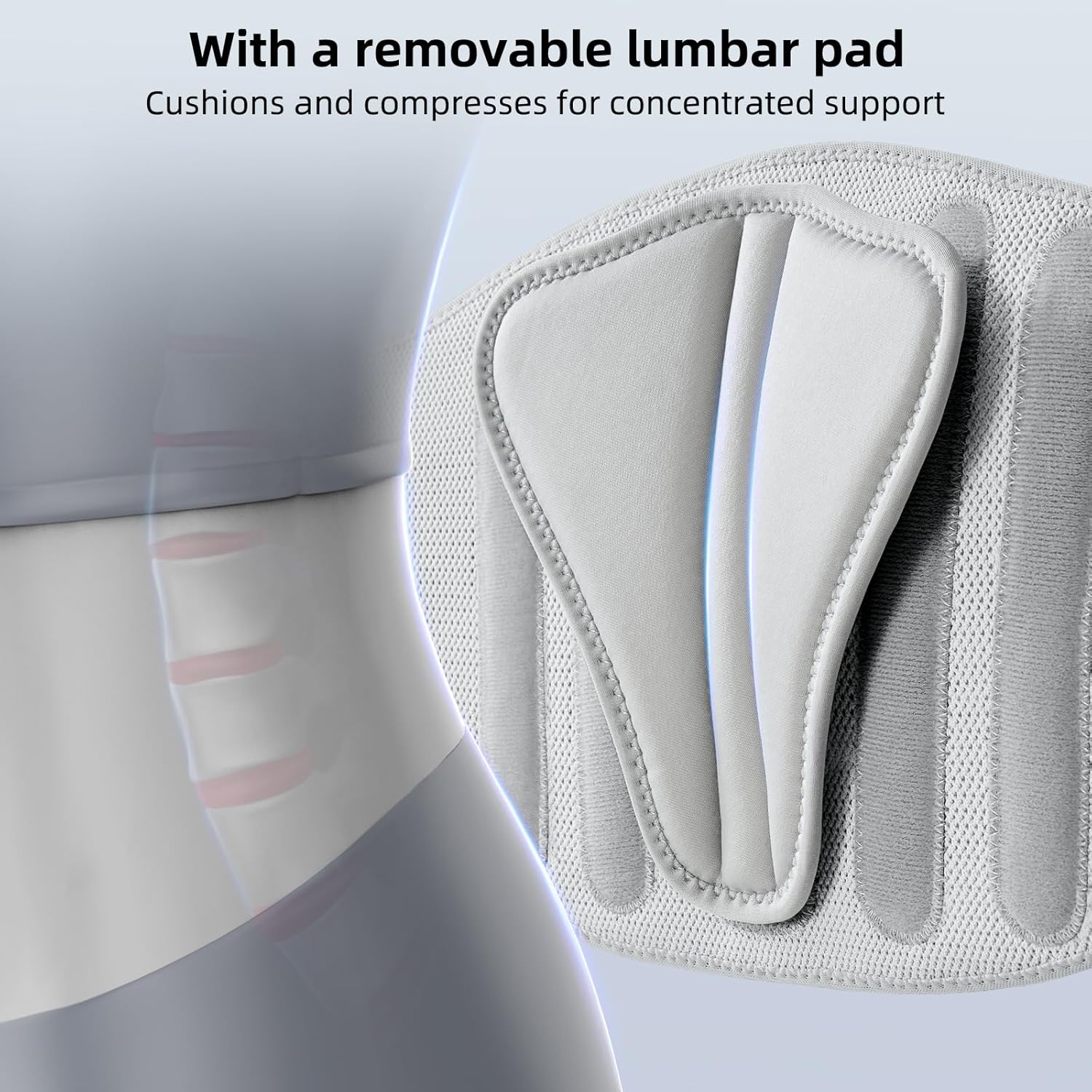 Thumbnail 6 de FREETOO Lumbar Back Brace for Lower Back Pain