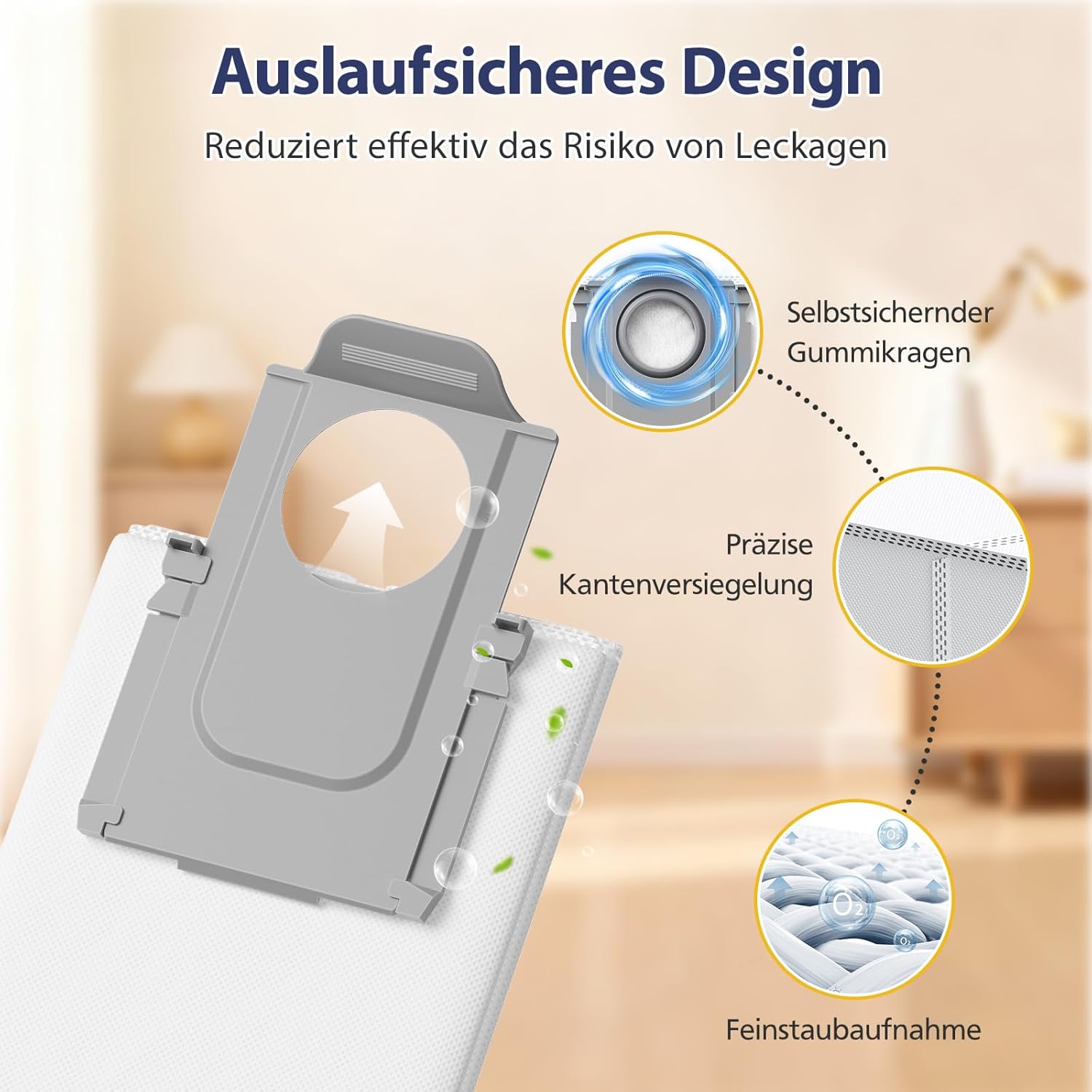 Thumbnail 3 de Yoneenair 16 Staubbeutel für Roborock Q Revo – kompatibles Zubehör