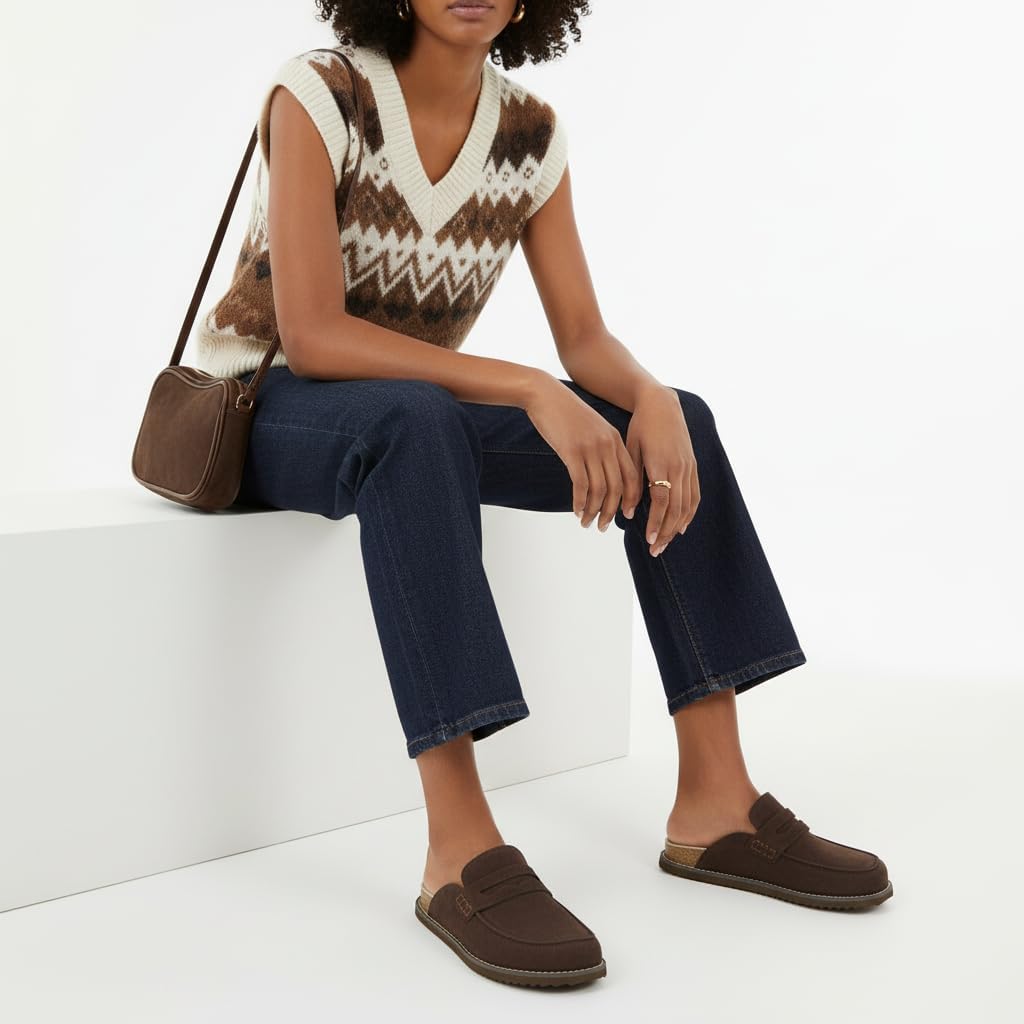 Thumbnail 6 de CUSHIONAIRE Zola Penny Clog Mule with Memory Foam 👡