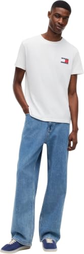 Detalle 1 de Tommy Jeans TJM Slim 2Pack ESS Flag tee EXTDM0DM22143, pack de 2 camisetas multicolor