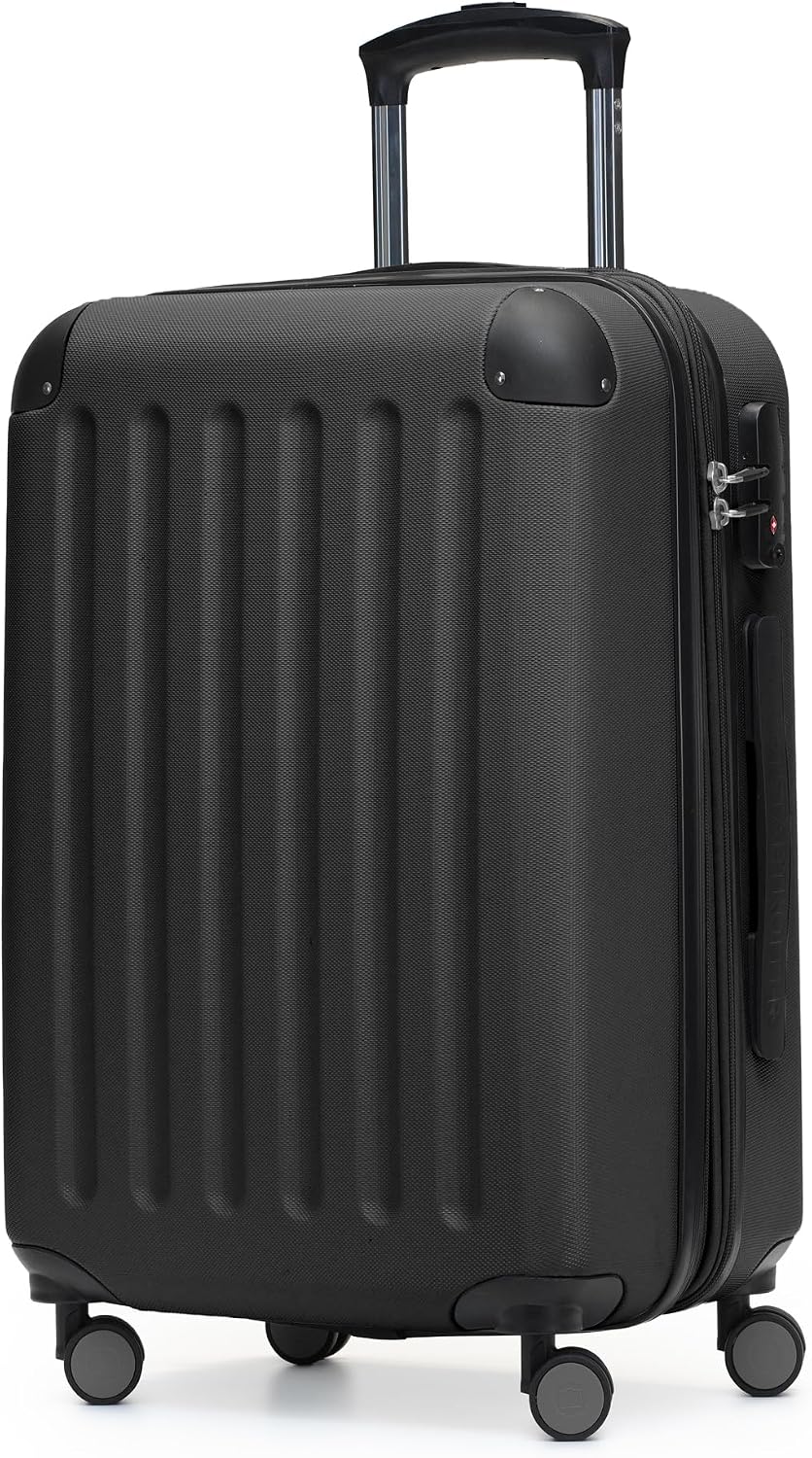 Detalle de Hauptstadtkoffer Spree – Bagage à Main 42 L, TSA, 4 Roues, Extensible, 55 × 36 × 21 cm, Noir