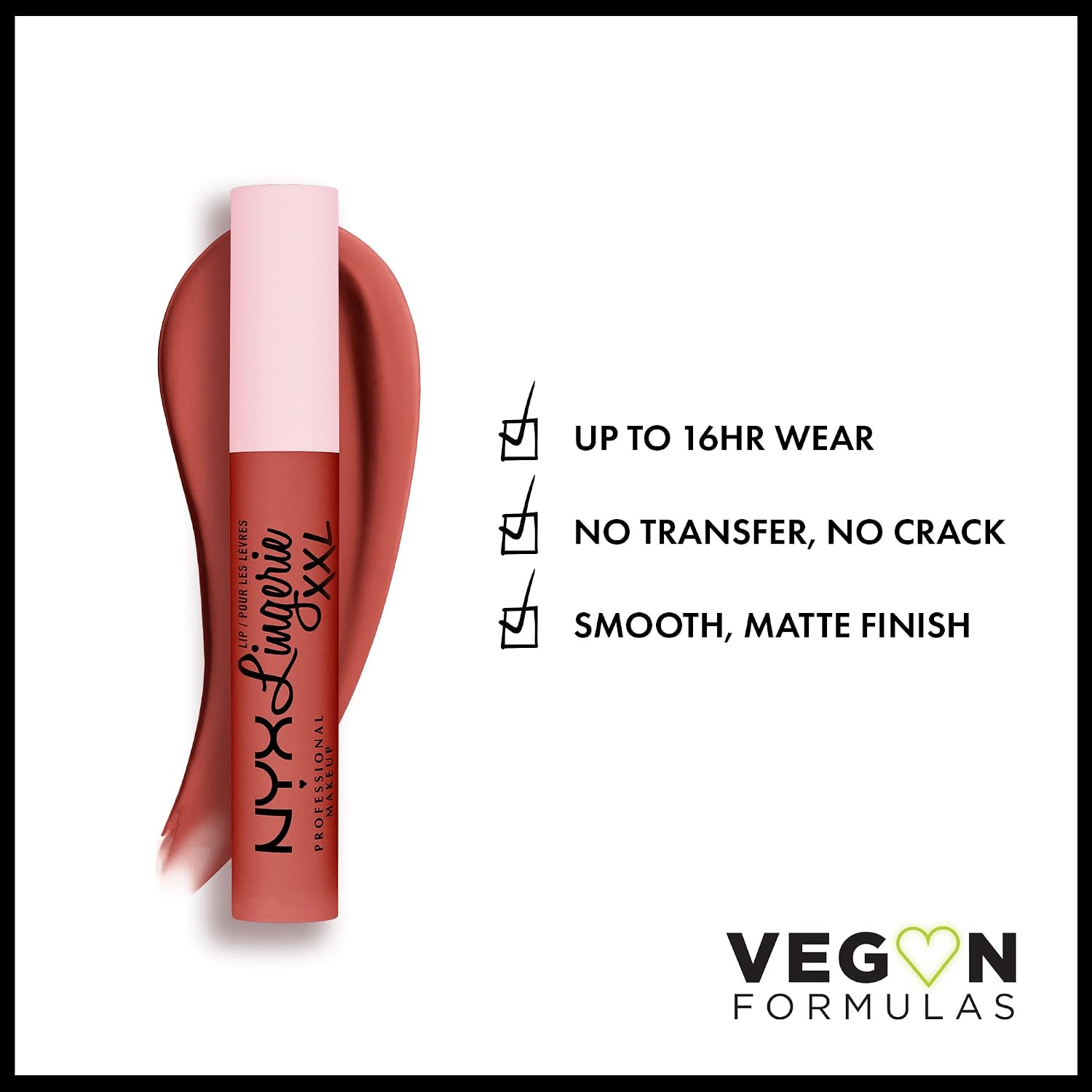 Detalle 2 de NYX PROFESSIONAL MAKEUP Lip Lingerie XXL 16H Peach Flirt