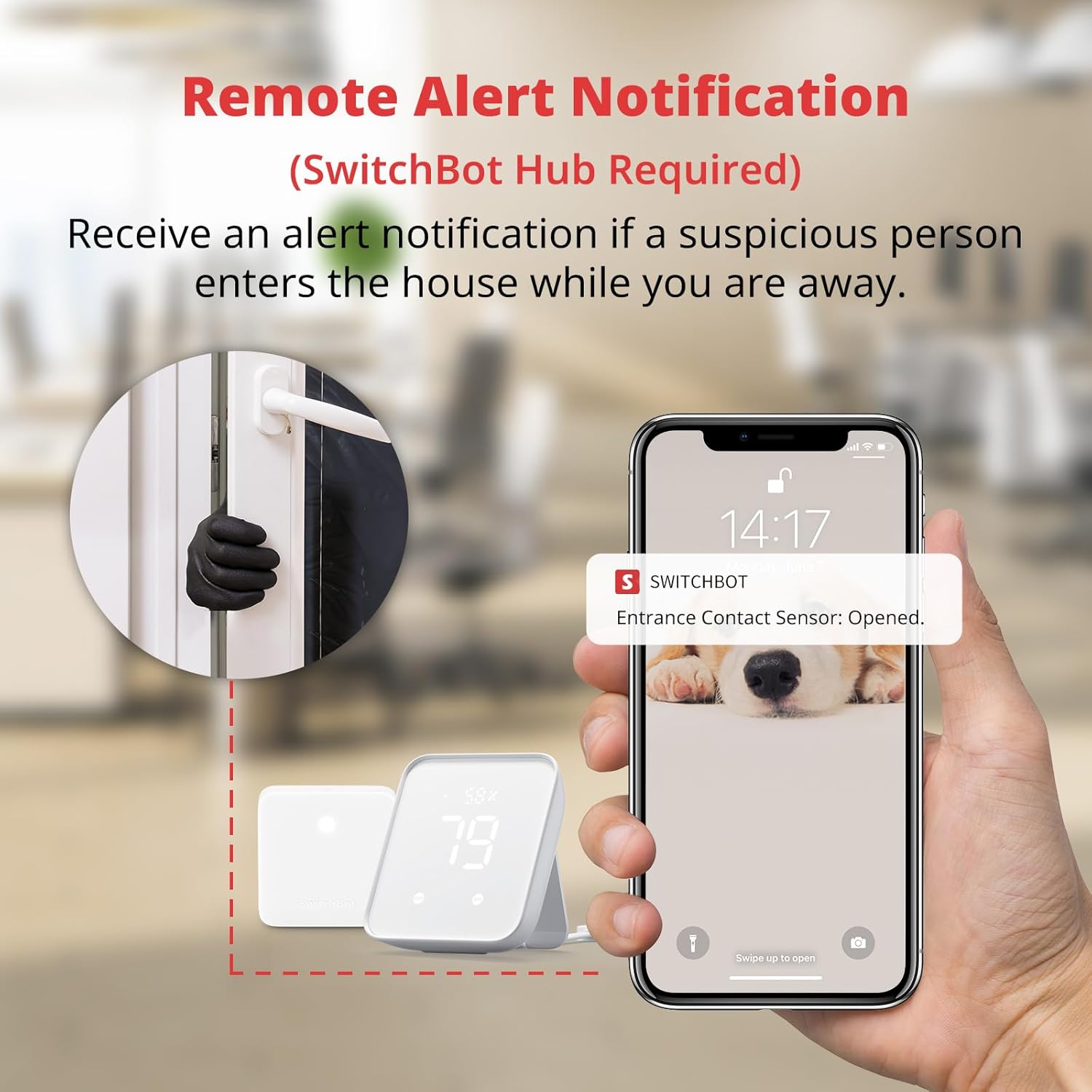 Thumbnail 6 de SwitchBot Détecteur de contact pour porte et fenêtre 3️⃣