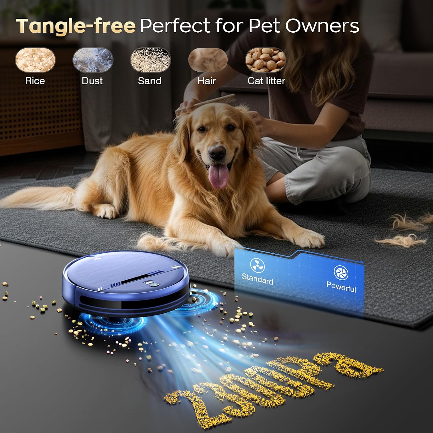 Thumbnail 4 de iMartine BR151 Robot Vacuum and Mop with App Control and Pet Hair Cleaning