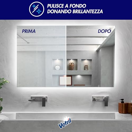 Detalle 2 de Vetril Detergente Spray Vetri e Superfici con Antipolvere – 650 ml x 4