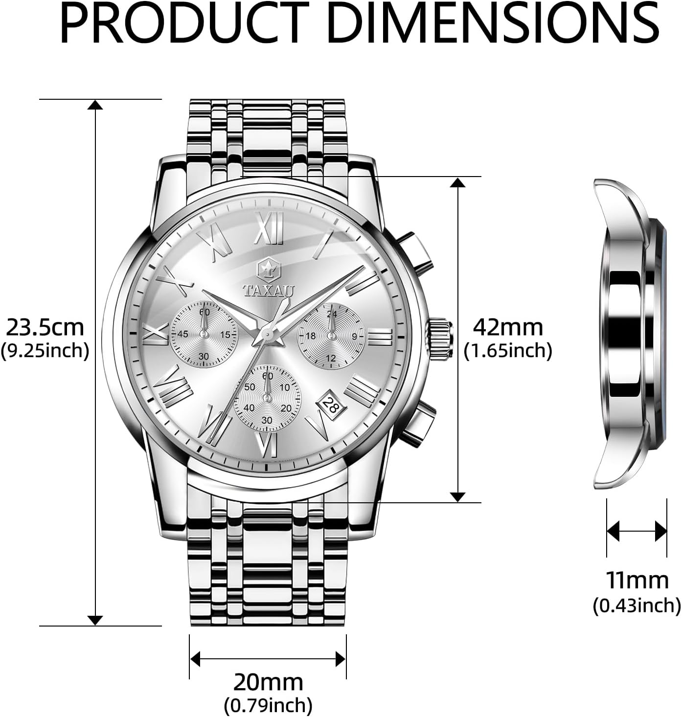 Detalle de Taxau Chronograph 3 ATM