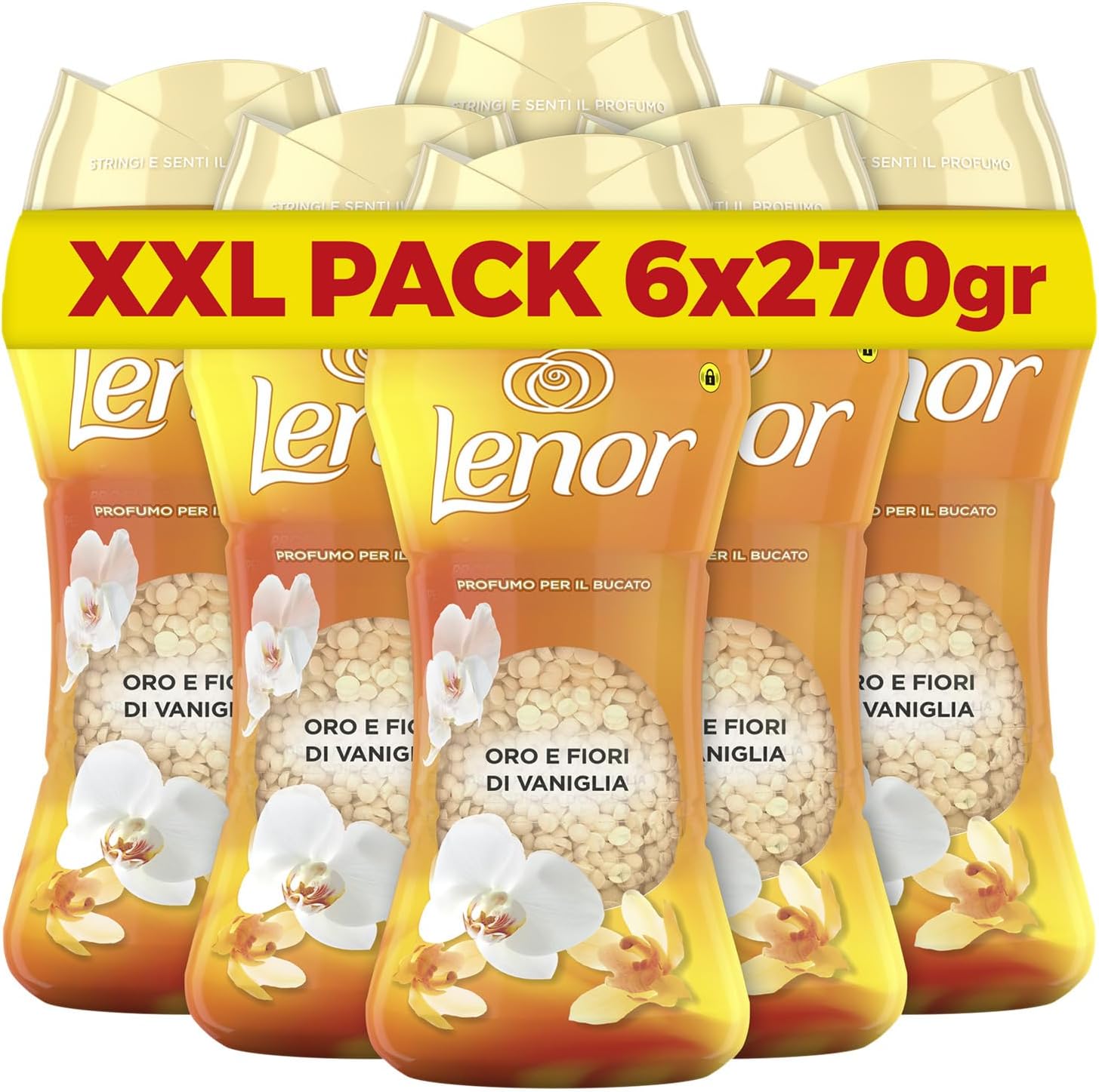 Thumbnail 6 de Lenor Profumatore Bucato Lavatrice – Perle Profumate Fresh, Mega Pacco 6 x 270 g