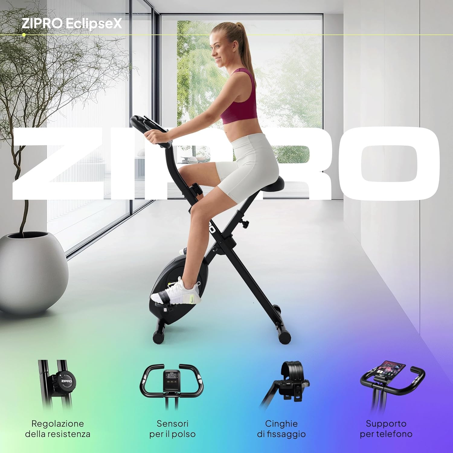 Thumbnail 1 de ZIPRO Eclipse X cyclette pieghevole salvaspazio
