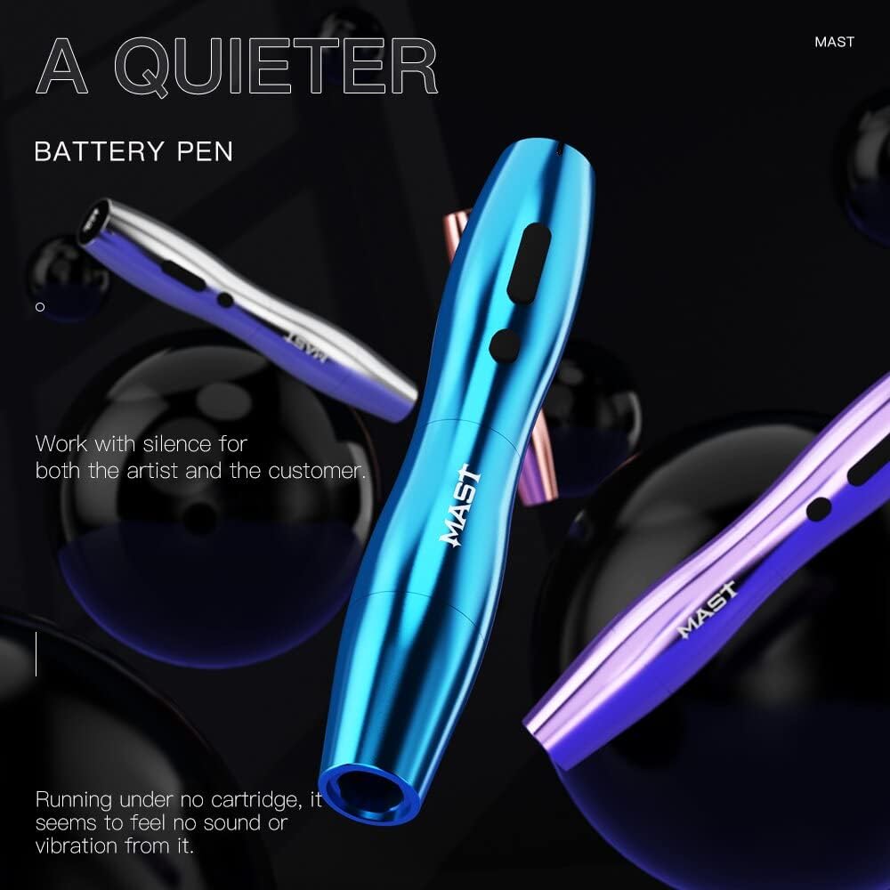 Thumbnail 6 de Mast P20 stylo sans fil de tatouage rotary 2,5 mm – avec 2 batteries et écran OLED