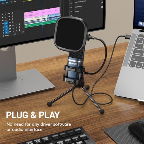 Detalle de TONOR TC-777 USB Podcast Microphone Review