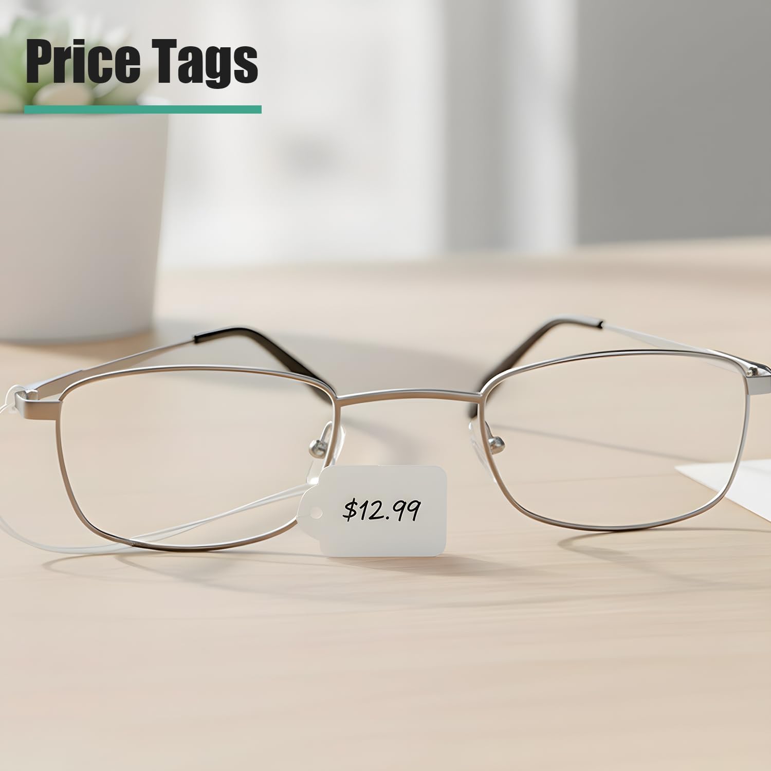 Detalle de Price Tags, 1.375 x 0.875-Inch