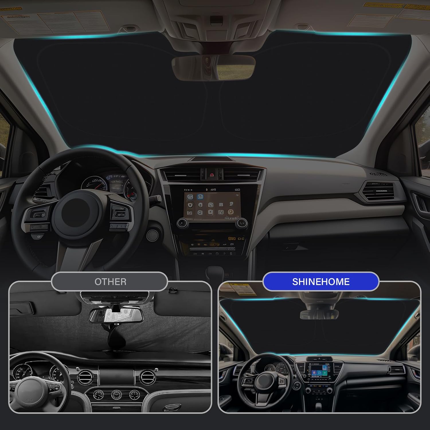 Thumbnail 4 de SHINEHOME Subaru Crosstrek Sun Shade