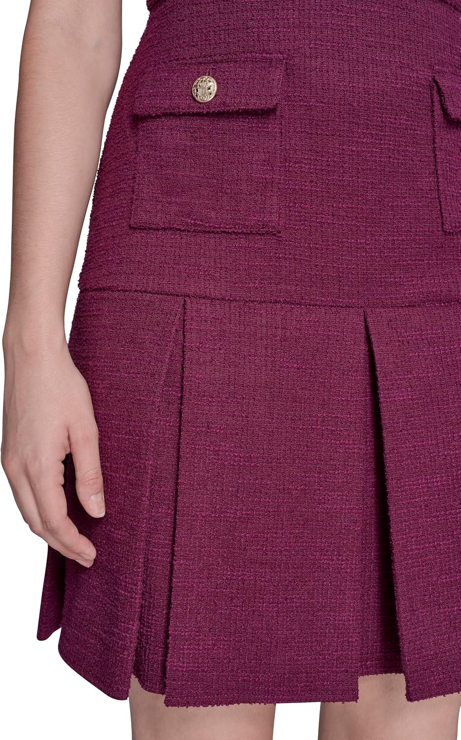 Detalle de Karl Lagerfeld Mini Dress in Textured Knit
