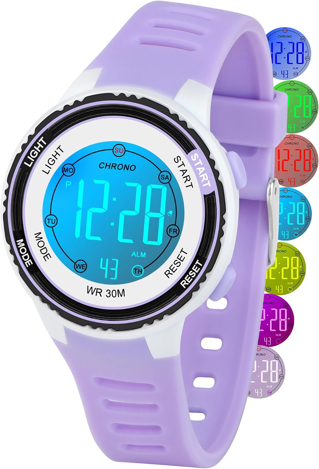 Thumbnail 5 de Montre DTKID enfant garçon fille 7 lumières