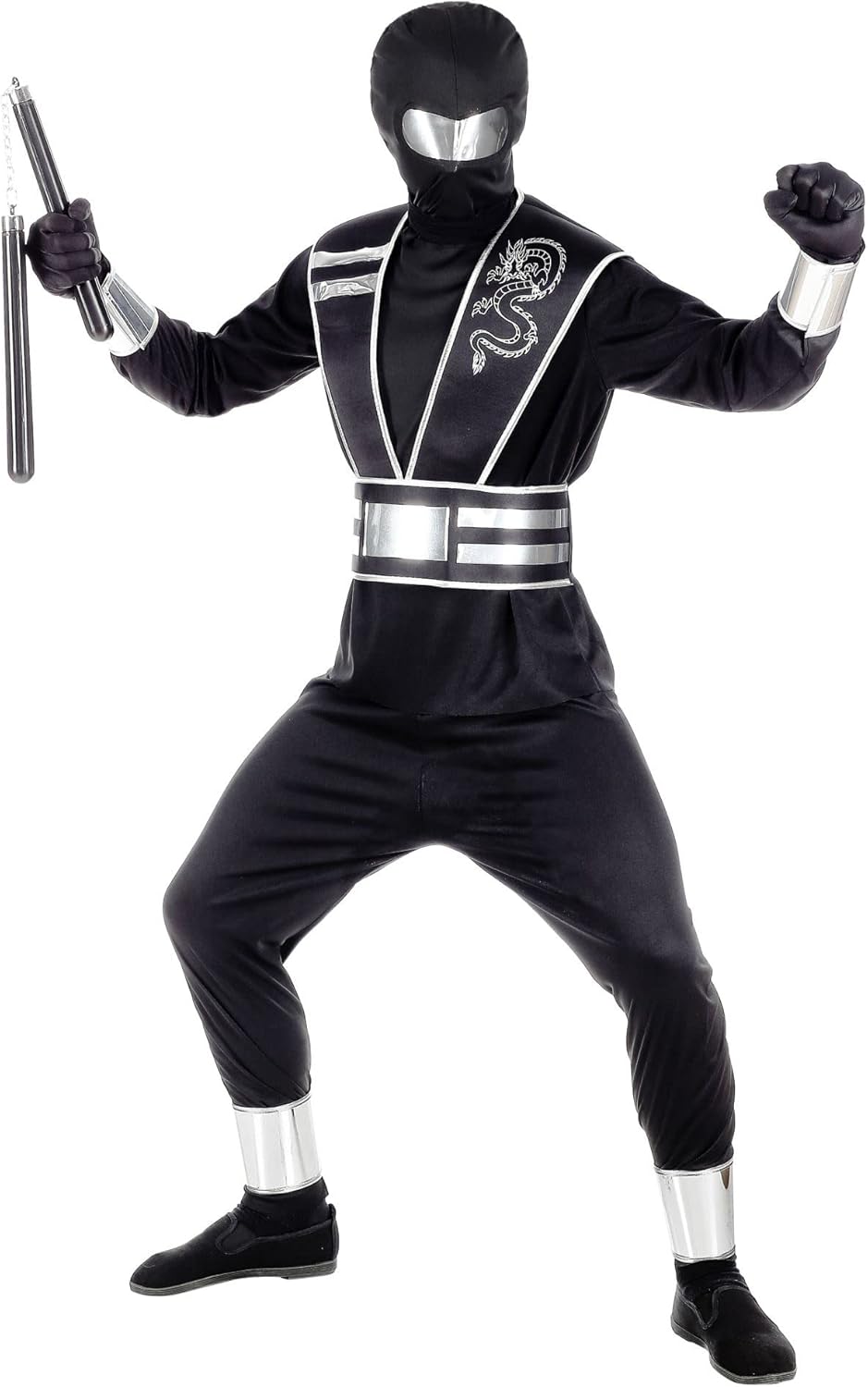 Thumbnail 3 de W WIDMANN MILANO Party Fashion Kinderkostüm Mirror Ninja (kämpfer, Ninja-Look) – Karneval & Halloween