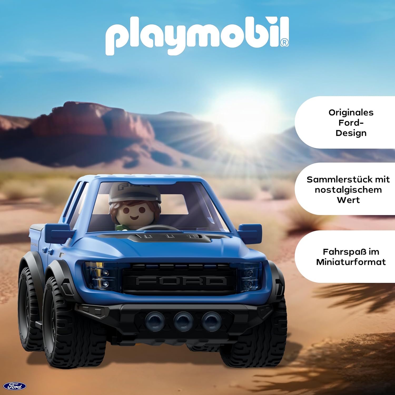 Detalle de PLAYMOBIL Ford F-150 Raptor Modellauto 71858