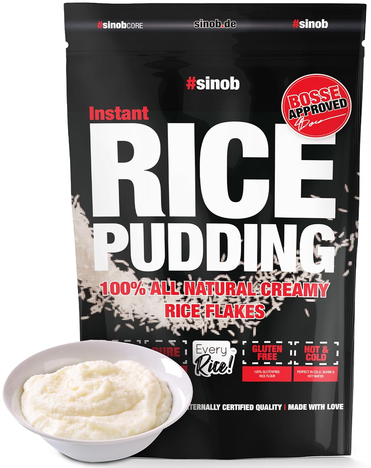Detalle 2 de Instant Reispudding (Geschmacksneutral) – 1000 g, glutenfrei, vegan
