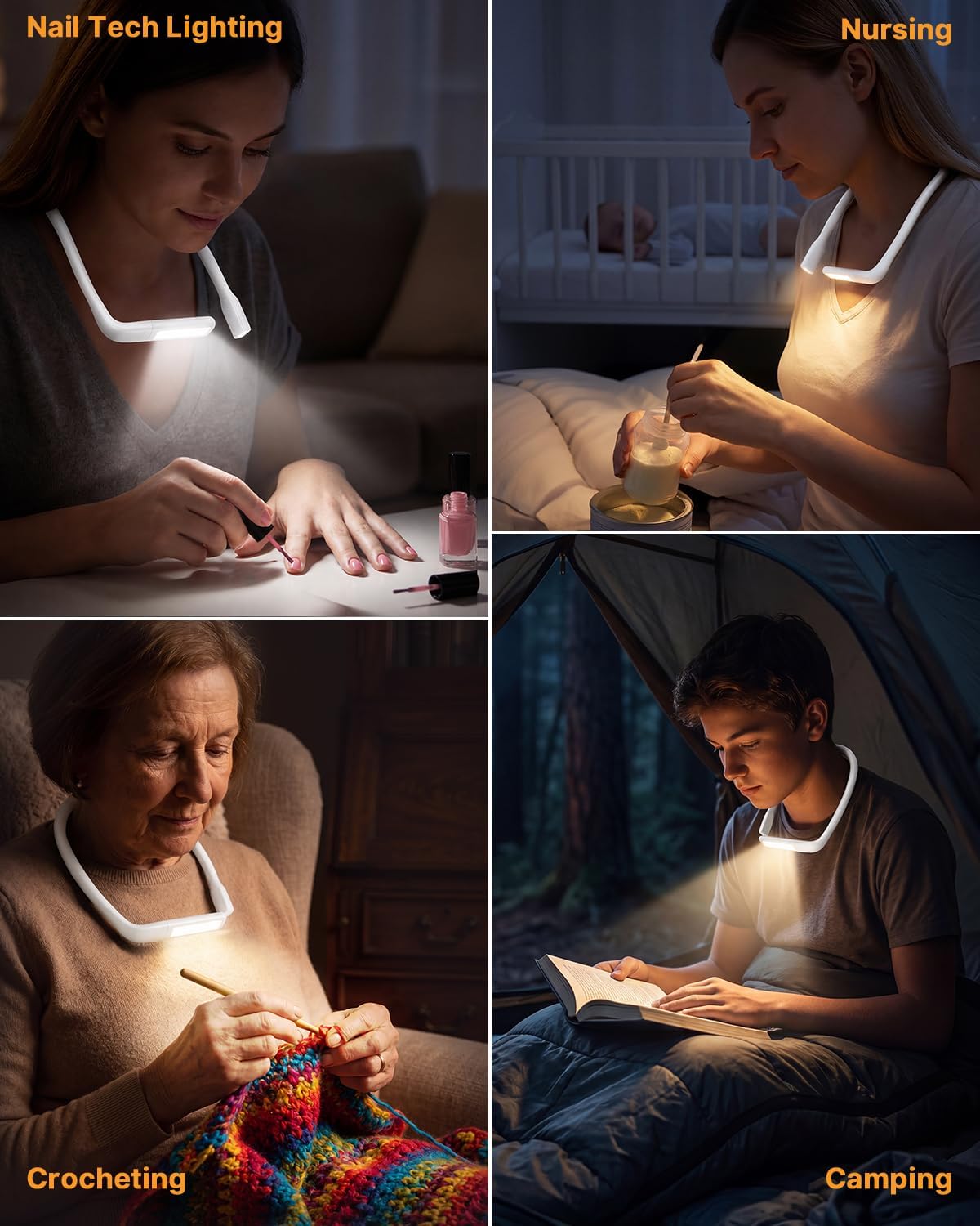 Thumbnail 6 de EastPin Rechargeable Neck Light with Dual Lamps, 3 Color Modes and Dimming
