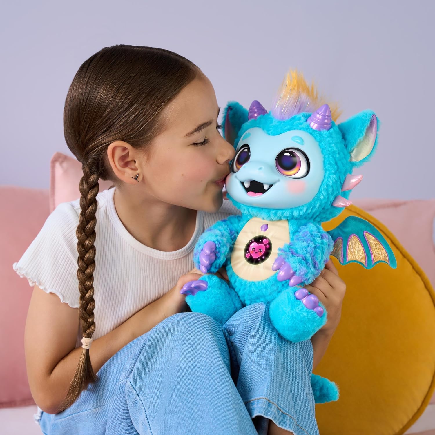 Detalle de Little Live Pets My Magical Dragon Skye Interactive Plush Toy with Digital Display