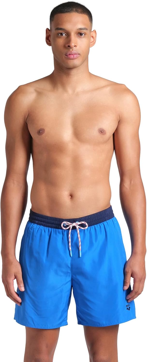 Detalle de ARENA Team Stripe Beach Boxer Swim Briefs – Boxer de plage en polyester recyclé