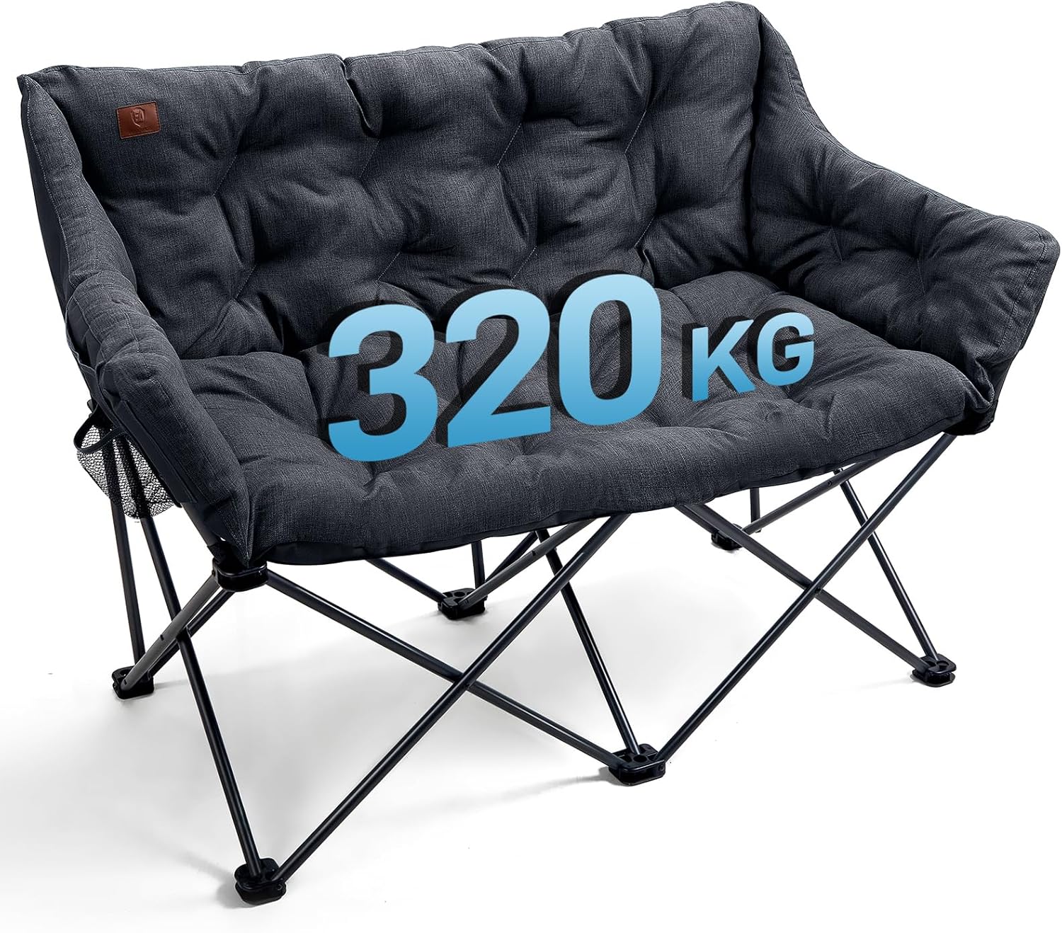 Detalle de EVER ADVANCED Campingstuhl für 2, 124 cm