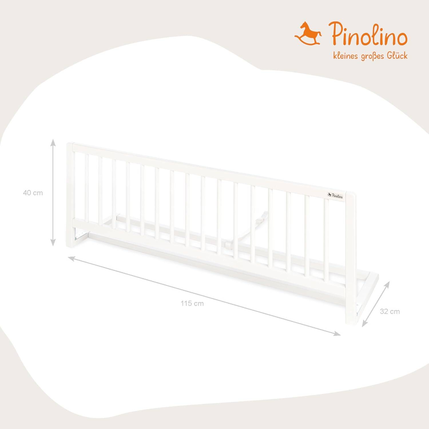 Detalle 2 de PINOLINO Bettschutzgitter Comfort 115×32×40 cm