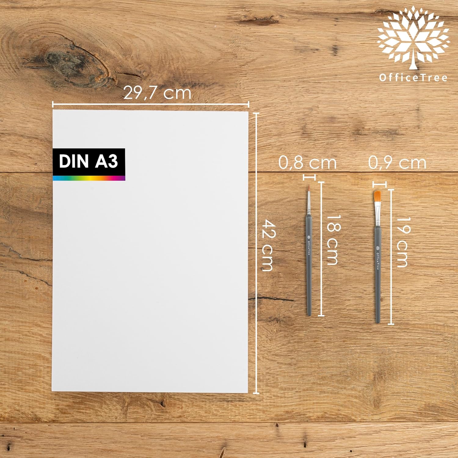 Thumbnail 2 de OfficeTree Aquarellpapier A3 300g 📄