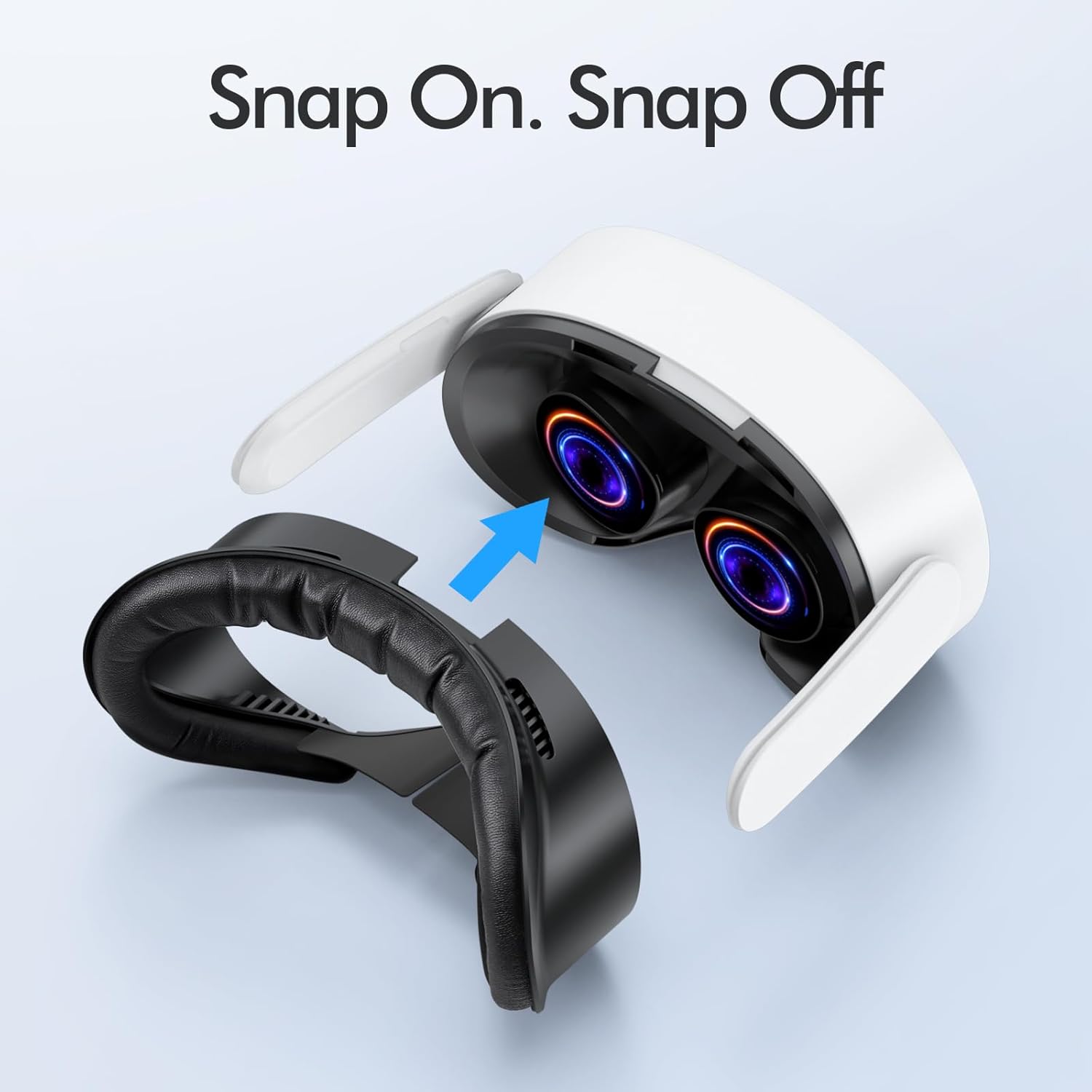 Detalle 2 de Face Pad for Meta Quest 3S Facial Interface — Comfort, Ventilation, and Easy Accessory Swap