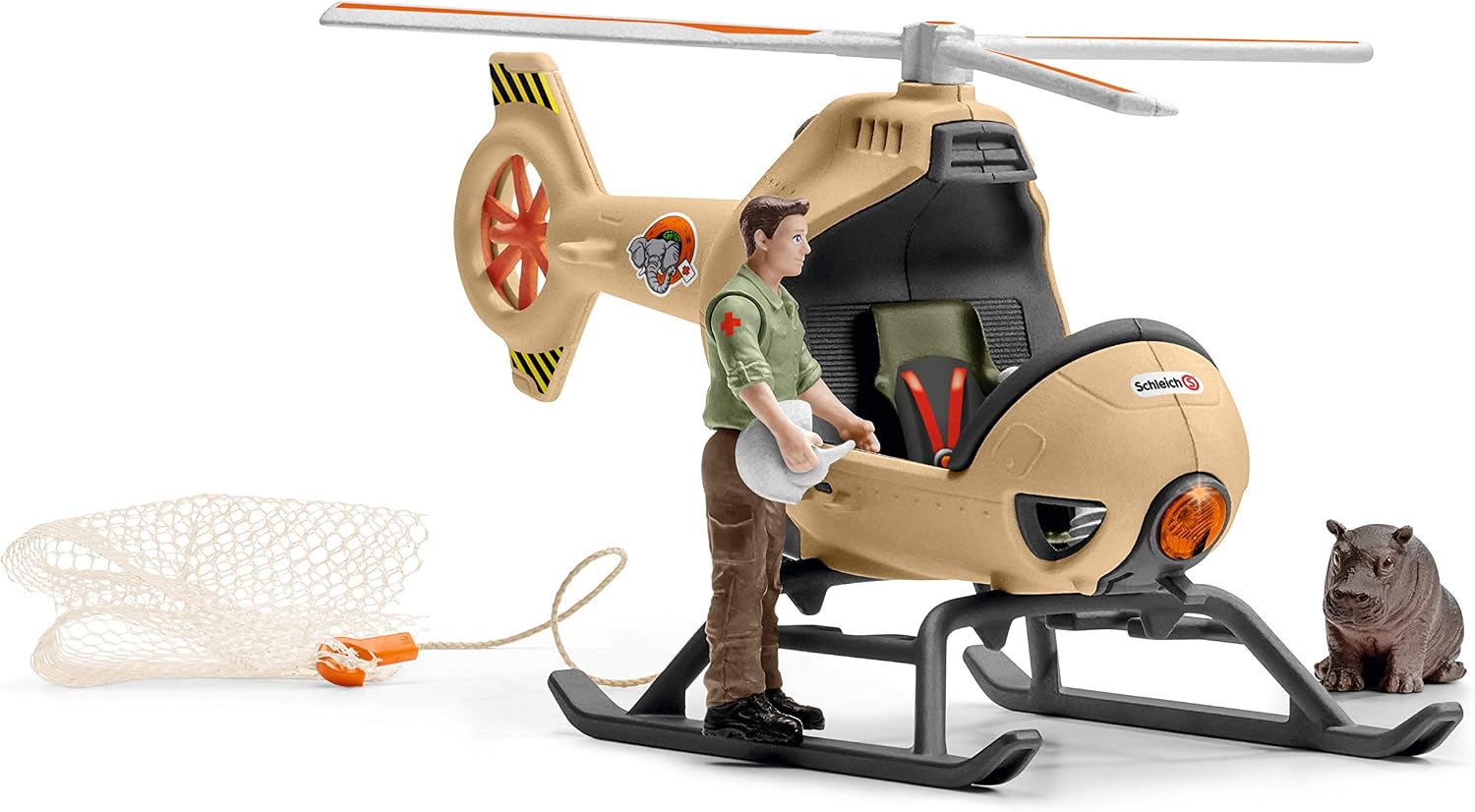 Thumbnail 5 de Schleich 42476 helikopter ratowniczy dla zwierząt Wild Life z ruchomymi łopatami