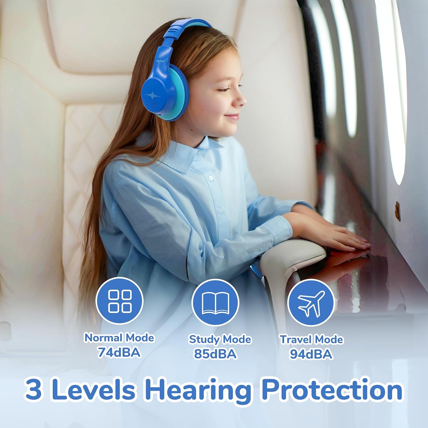 Detalle 2 de EarFun Active Noise Cancelling Headphones 120H