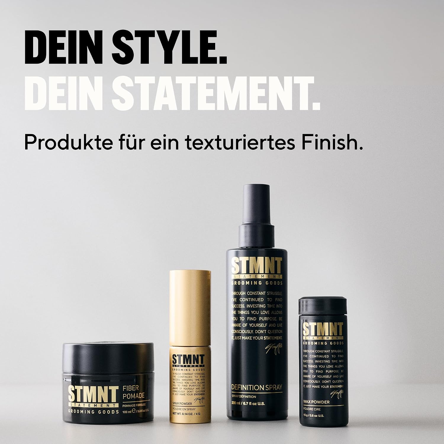 Thumbnail 6 de STMNT STATEMENT GROOMING GOODS Fiber Pomade – Starker Halt, halbmattes Finish und einfache Abwaschbarkeit