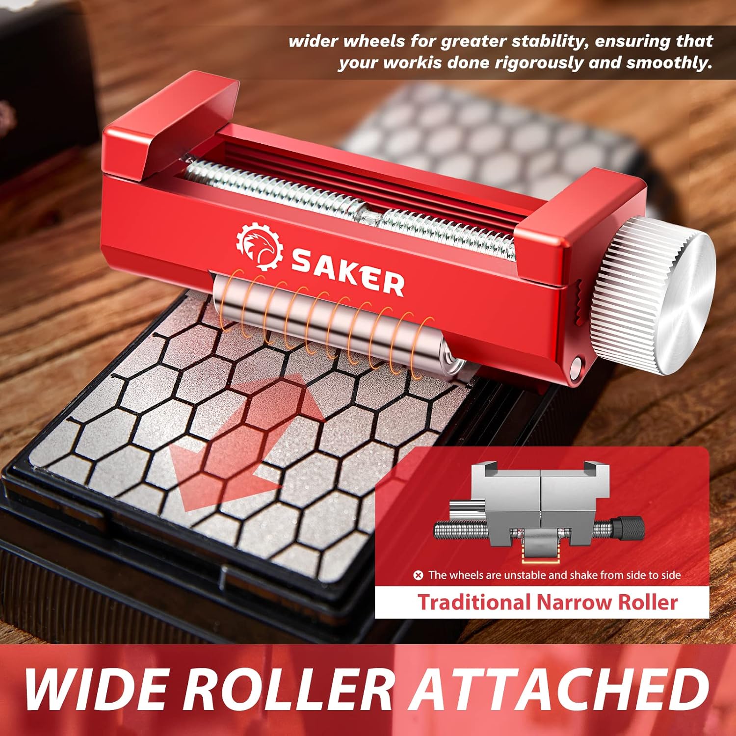 Thumbnail 1 de Saker Honing Guide with 400/1000 Grit Stone