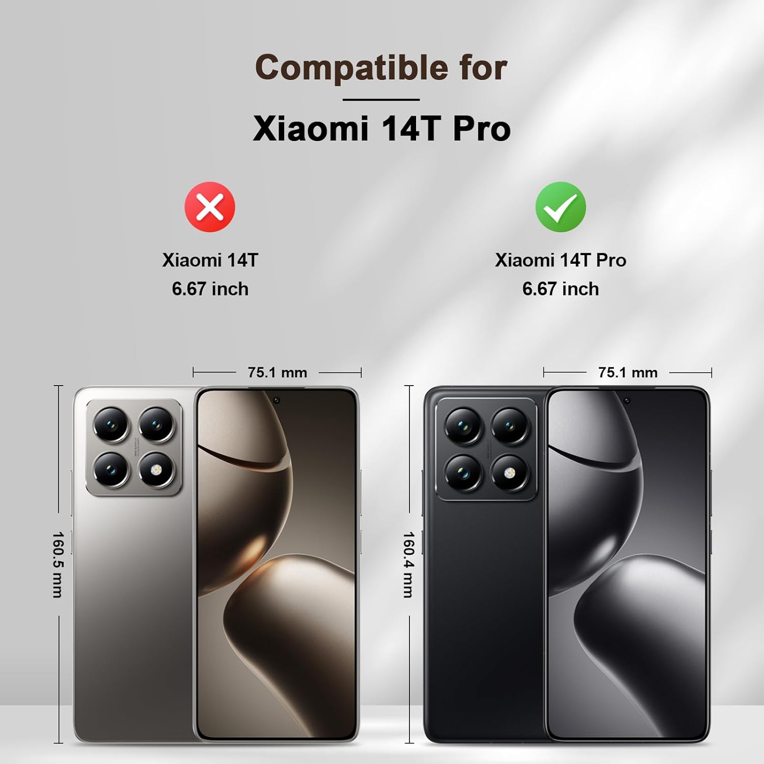 Thumbnail 1 de Jasonyu Leder-Flip-Hülle für Xiaomi 14T Pro – Braun mit Kartenfächern, Magnetverschluss und Standfunktion