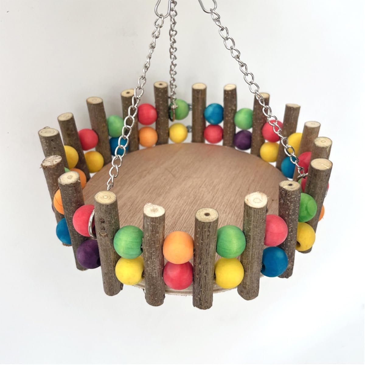 Thumbnail 2 de ZYYRSS Bird Hammock Swing: Natural Coconut Fibre Nest for Small Birds