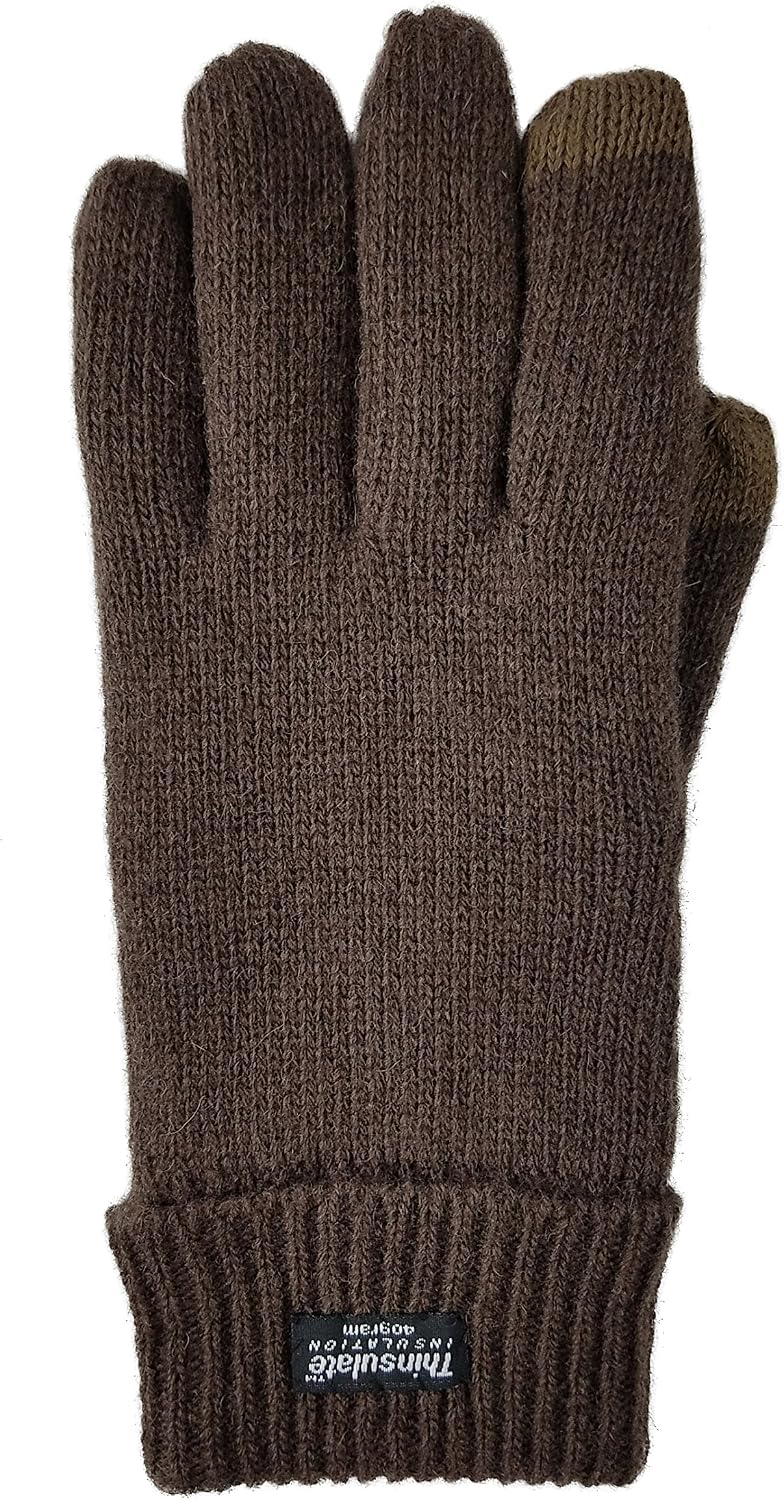 Detalle 2 de BRUCERIVER Gants laine homme avec Thinsulate
