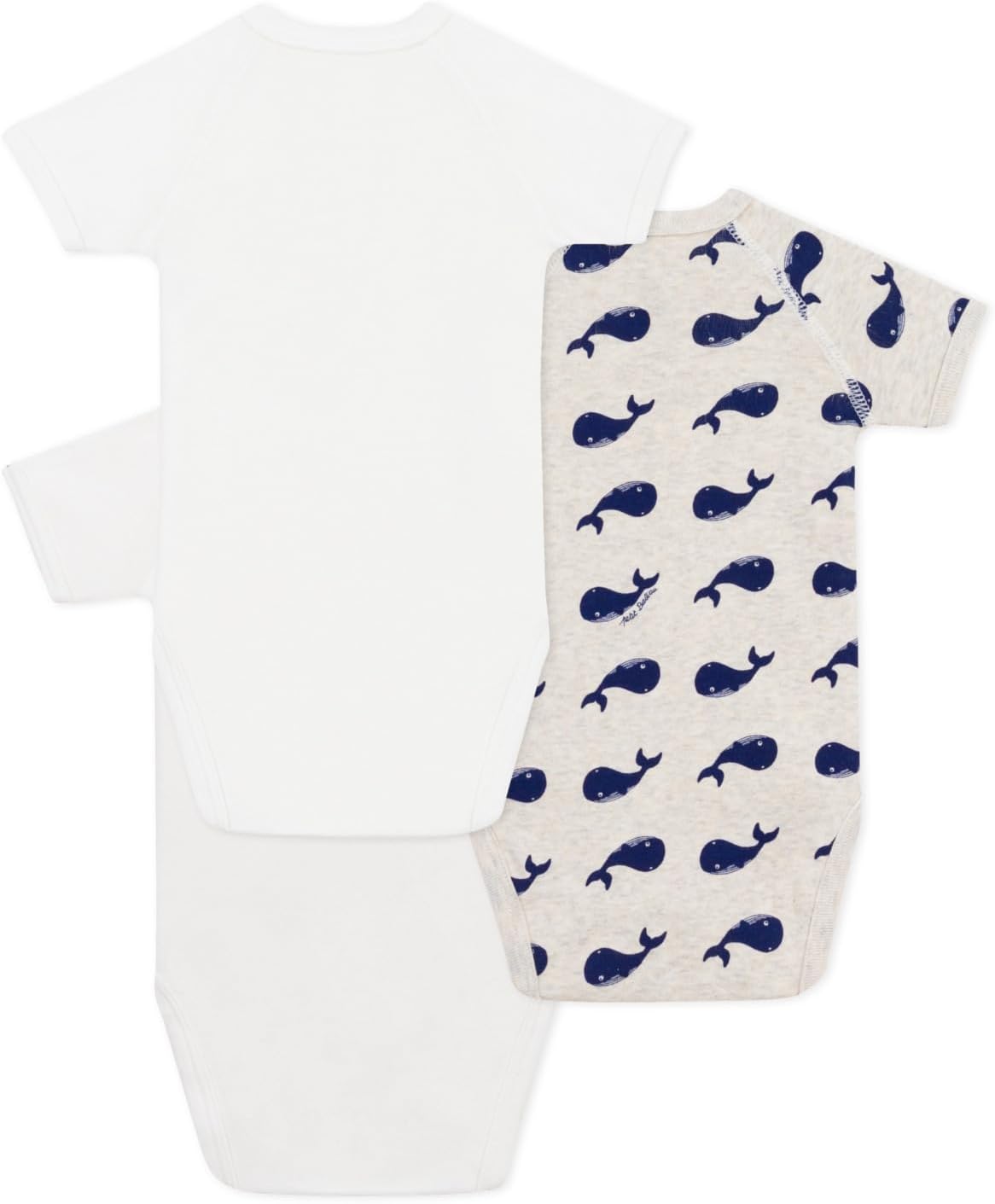 Thumbnail 1 de Petit Bateau Unisex Baby Kurzarm-Bodys zur Geburt (3er Pack)