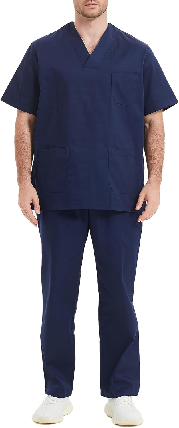Thumbnail 3 de Ensemble de gommage unisexe Misemiya 817-8312 (blouse à col en V + pantalon)