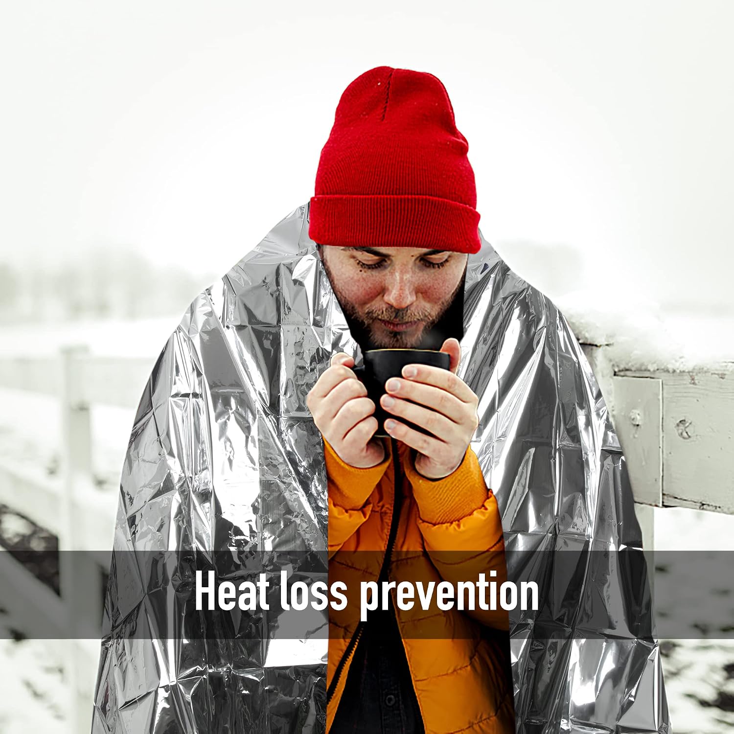 Thumbnail 6 de General Medi Emergency Foil Blanket (12-Pack) – Mylar Thermal Blankets for Outdoors, Survival and First Aid
