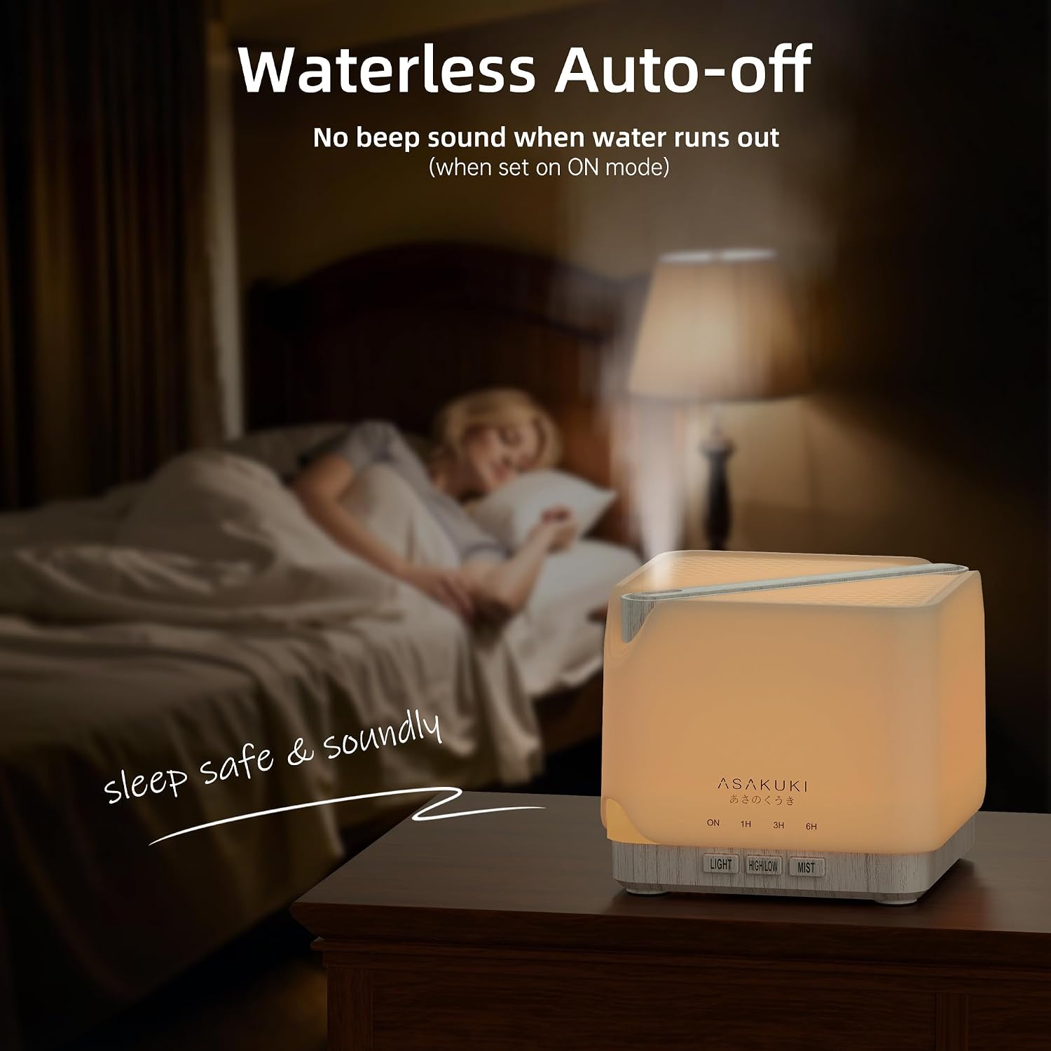 Thumbnail 6 de ASAKUKI AD004DE 700 ml Ultrasonic Essential Oil Diffuser and Humidifier