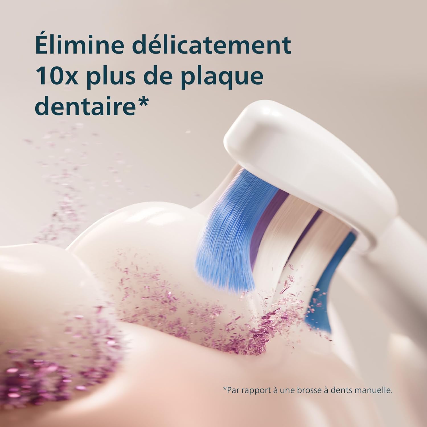 Detalle 2 de Philips Sonicare 6100 brosse sonique 62 000 🪥