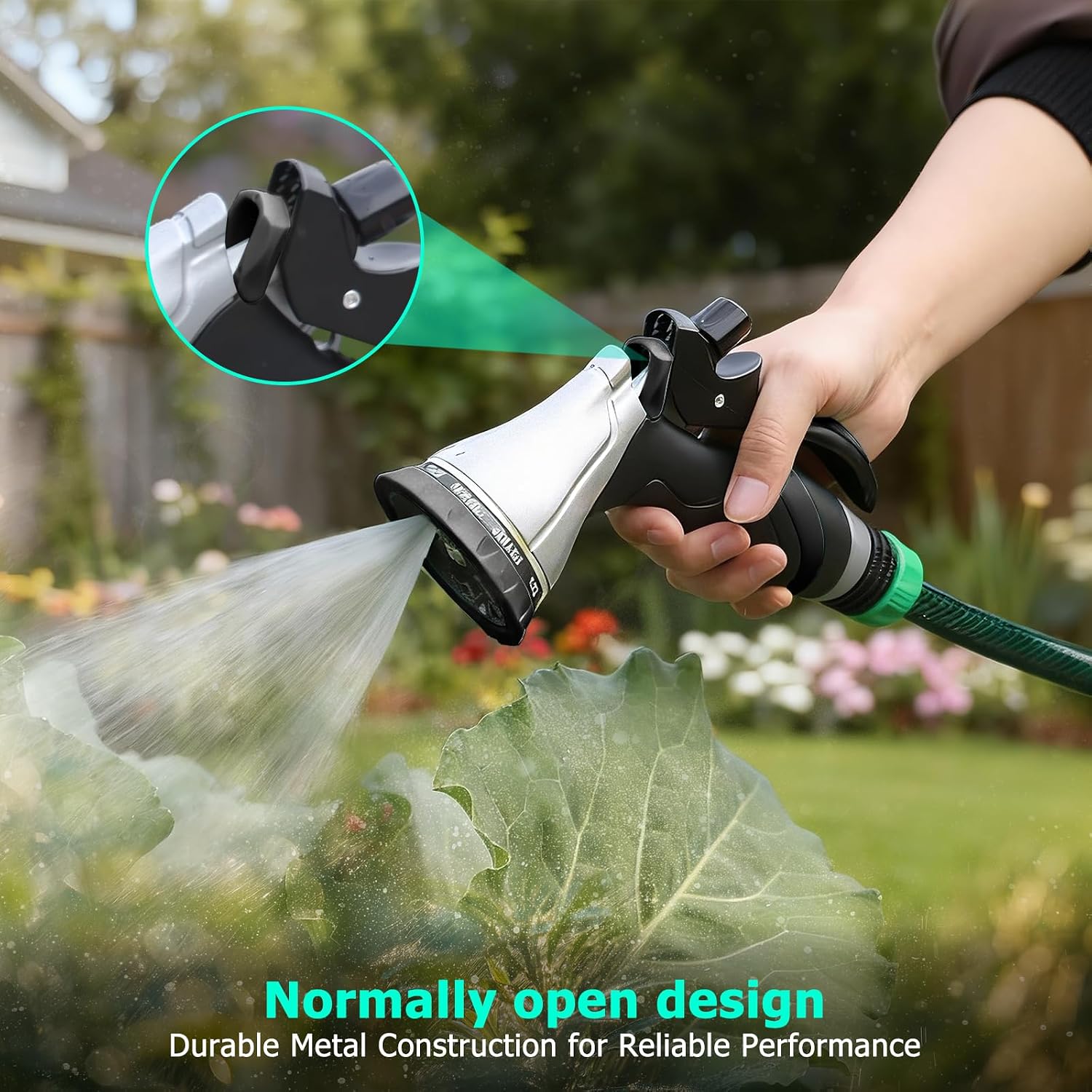 Detalle 2 de QUOBAS Metal Garden Hose Nozzle