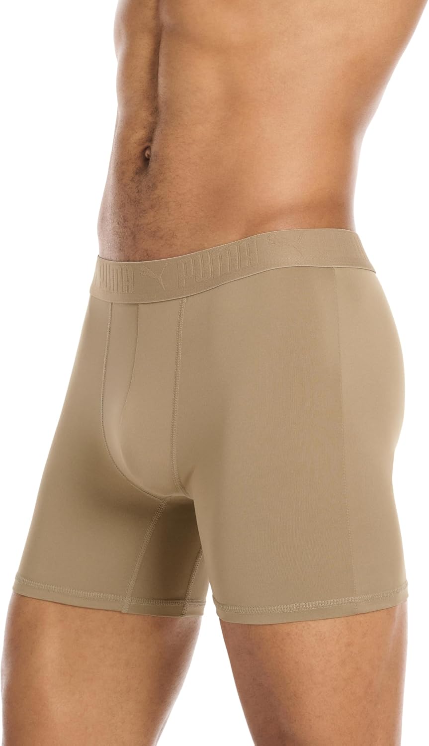 Detalle de Puma 5 Pack Active Stretch Boxer Briefs – Boxeur ajusté pour Homme