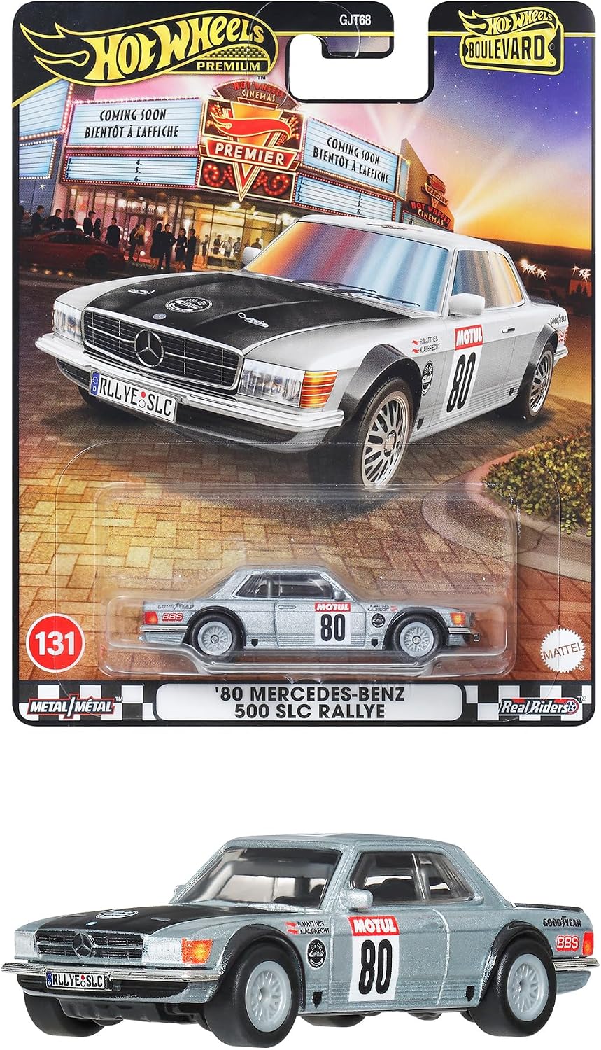 Detalle de ホットウィール ブールバード HRT63 '80 メルセデス・ベンツ 500 SLC ラリー仕様ミニカー